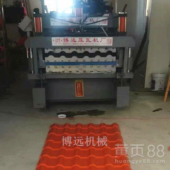 防树脂琉璃瓦机 800竹节树脂瓦机 快速双层彩钢压瓦机